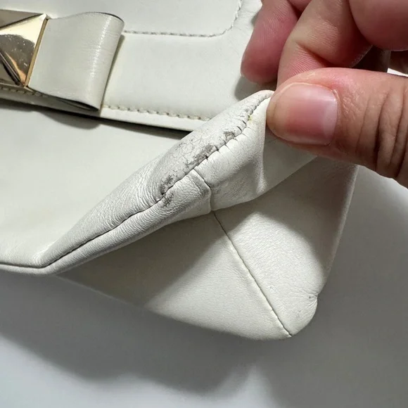 Kate Spade Bow Terrace Justine Bag Ivory - Picture 13 of 16